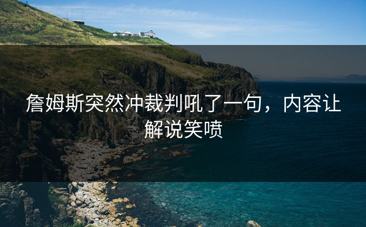 詹姆斯突然冲裁判吼了一句，内容让解说笑喷